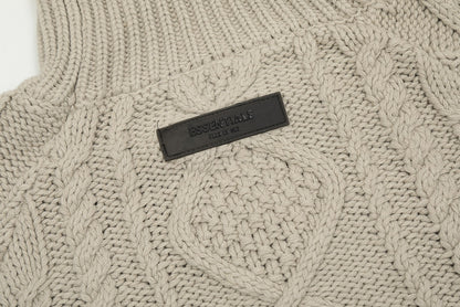 Fear of God ESSENTIALS Cable Knit Crewneck Sweater