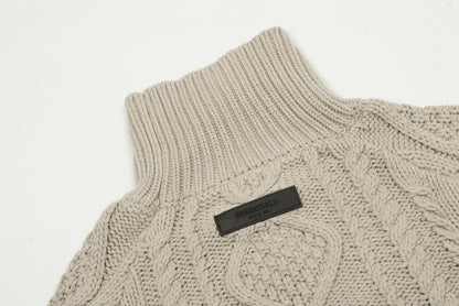 Fear of God ESSENTIALS Cable Knit Crewneck Sweater