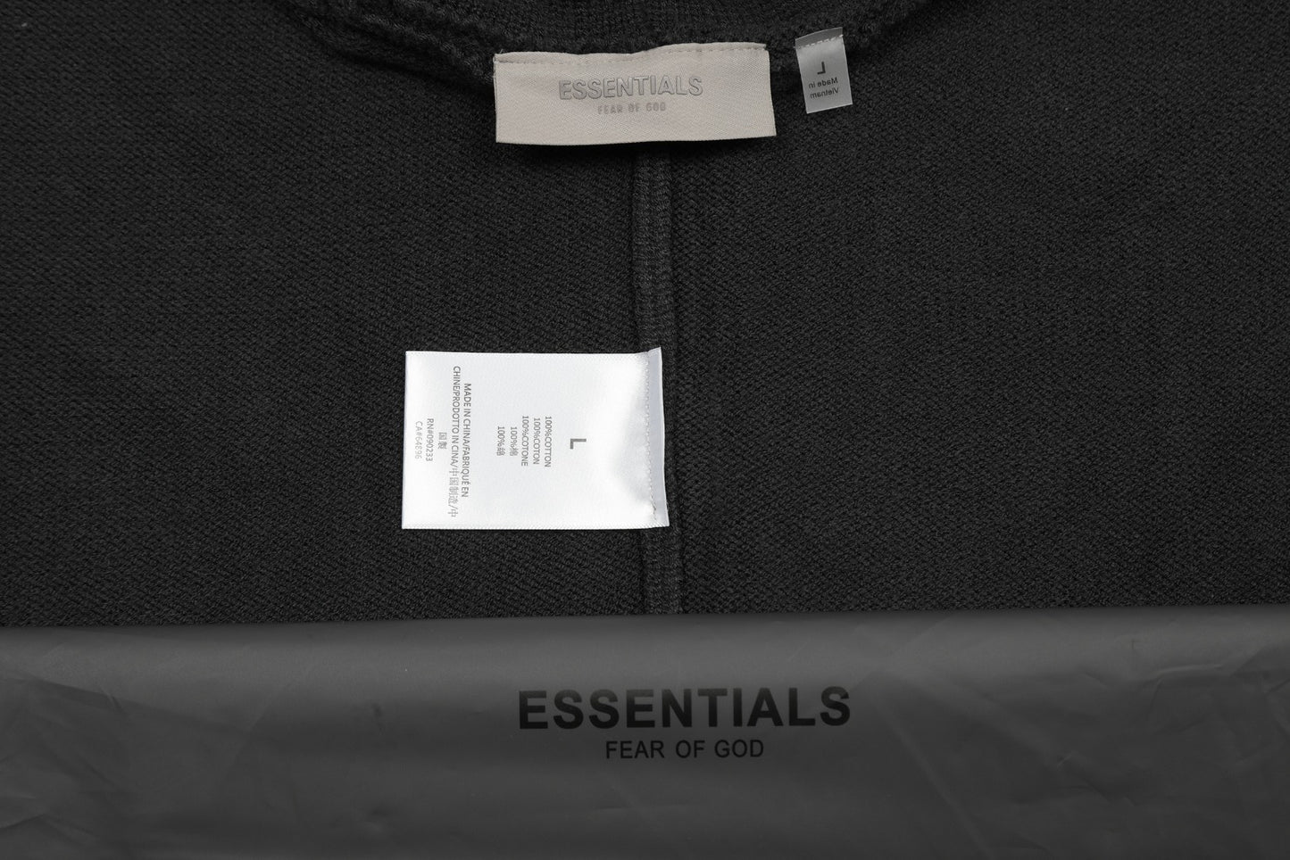 Fear of God ESSENTIALS 1977 Crewneck Hooded Sweater