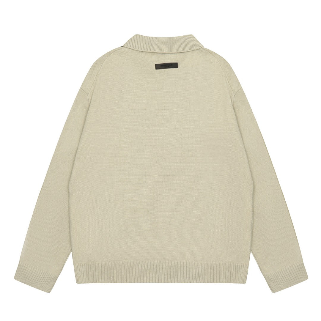 Fear of God Essentials 1977 Polo Collar Sweater