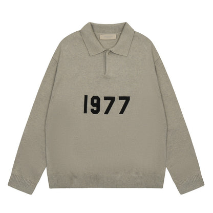 Fear of God Essentials 1977 Polo Collar Sweater