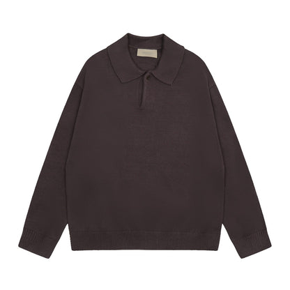 Fear of God Essentials Classic Polo Collar Sweater – 2024 Autumn Collection