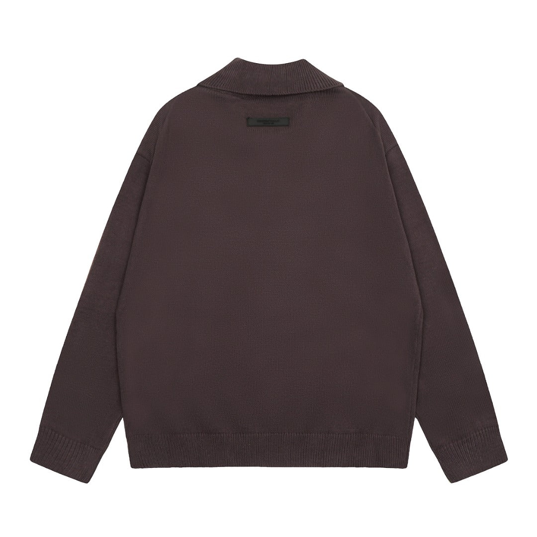 Fear of God Essentials Classic Polo Collar Sweater – 2024 Autumn Collection