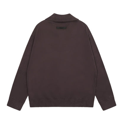 Fear of God Essentials Classic Polo Collar Sweater – 2024 Autumn Collection