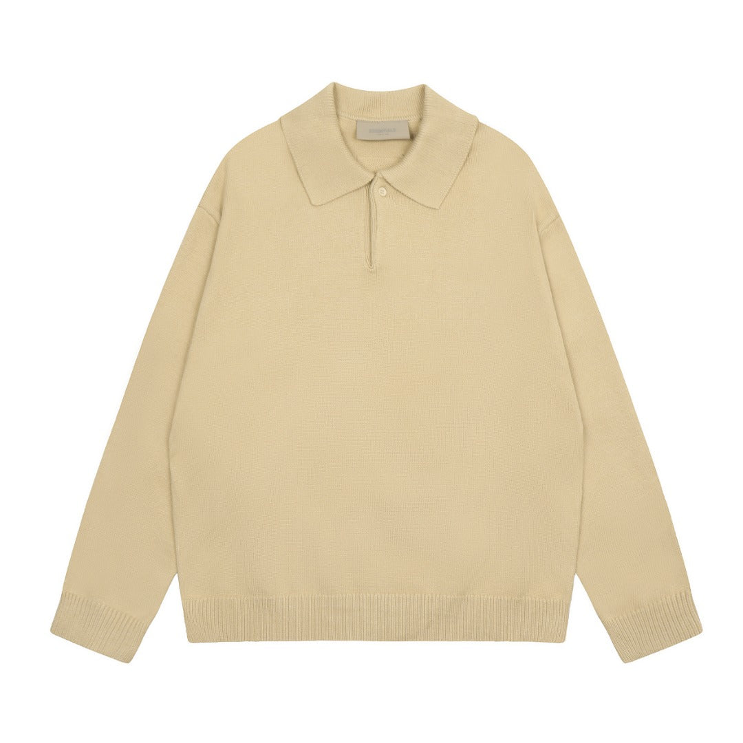 Fear of God Essentials Classic Polo Collar Sweater – 2024 Autumn Collection