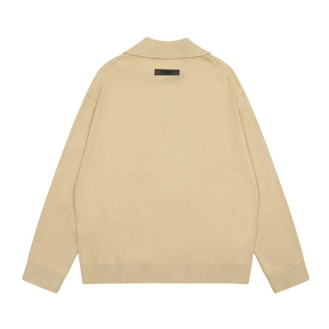 Fear of God Essentials Classic Polo Collar Sweater – 2024 Autumn Collection