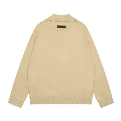 Fear of God Essentials Classic Polo Collar Sweater – 2024 Autumn Collection