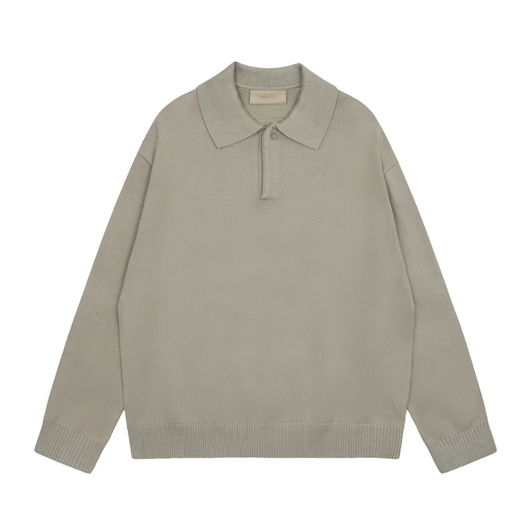 Fear of God Essentials Classic Polo Collar Sweater – 2024 Autumn Collection