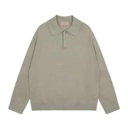 Fear of God Essentials Classic Polo Collar Sweater – 2024 Autumn Collection