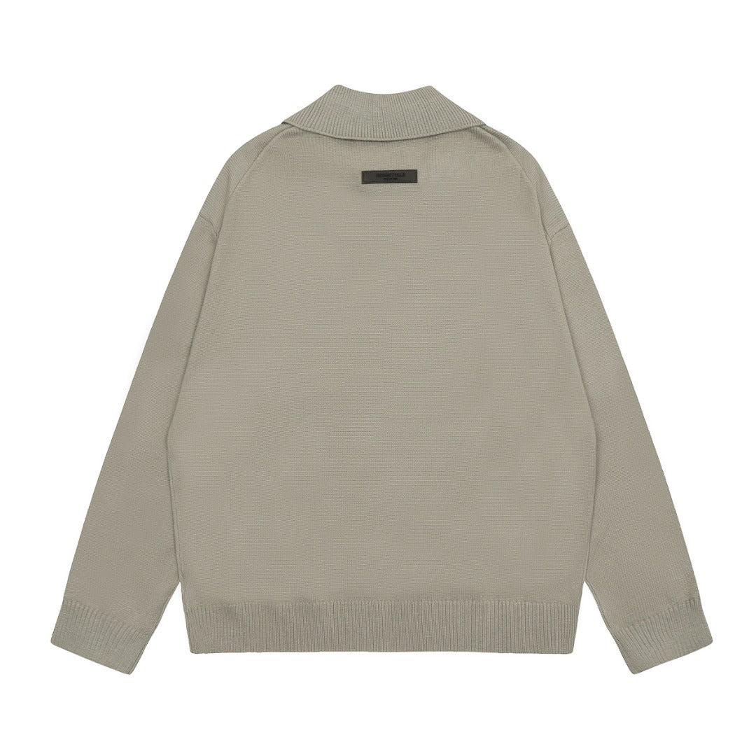 Fear of God Essentials Classic Polo Collar Sweater – 2024 Autumn Collection