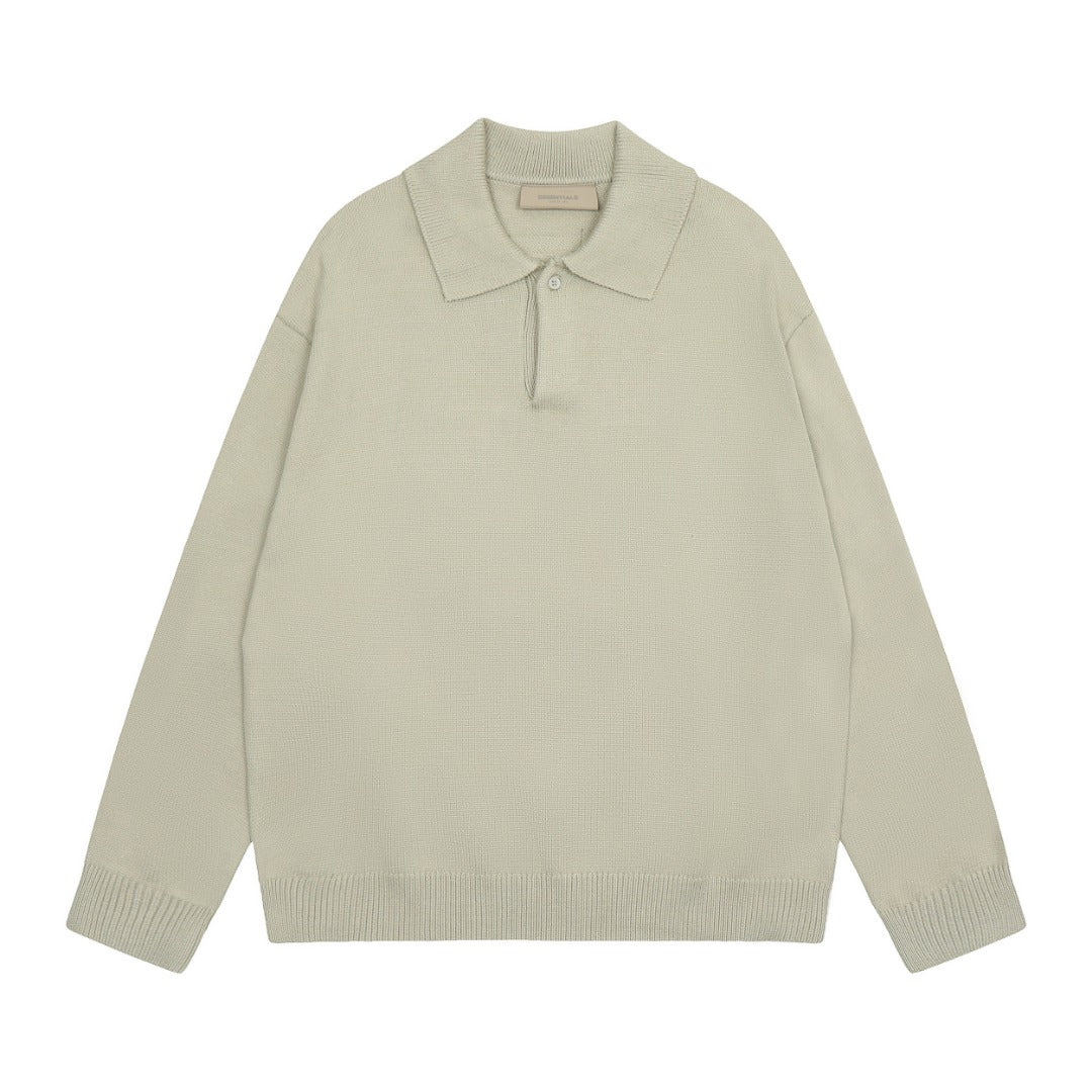 Fear of God Essentials Classic Polo Collar Sweater – 2024 Autumn Collection
