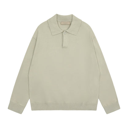 Fear of God Essentials Classic Polo Collar Sweater – 2024 Autumn Collection