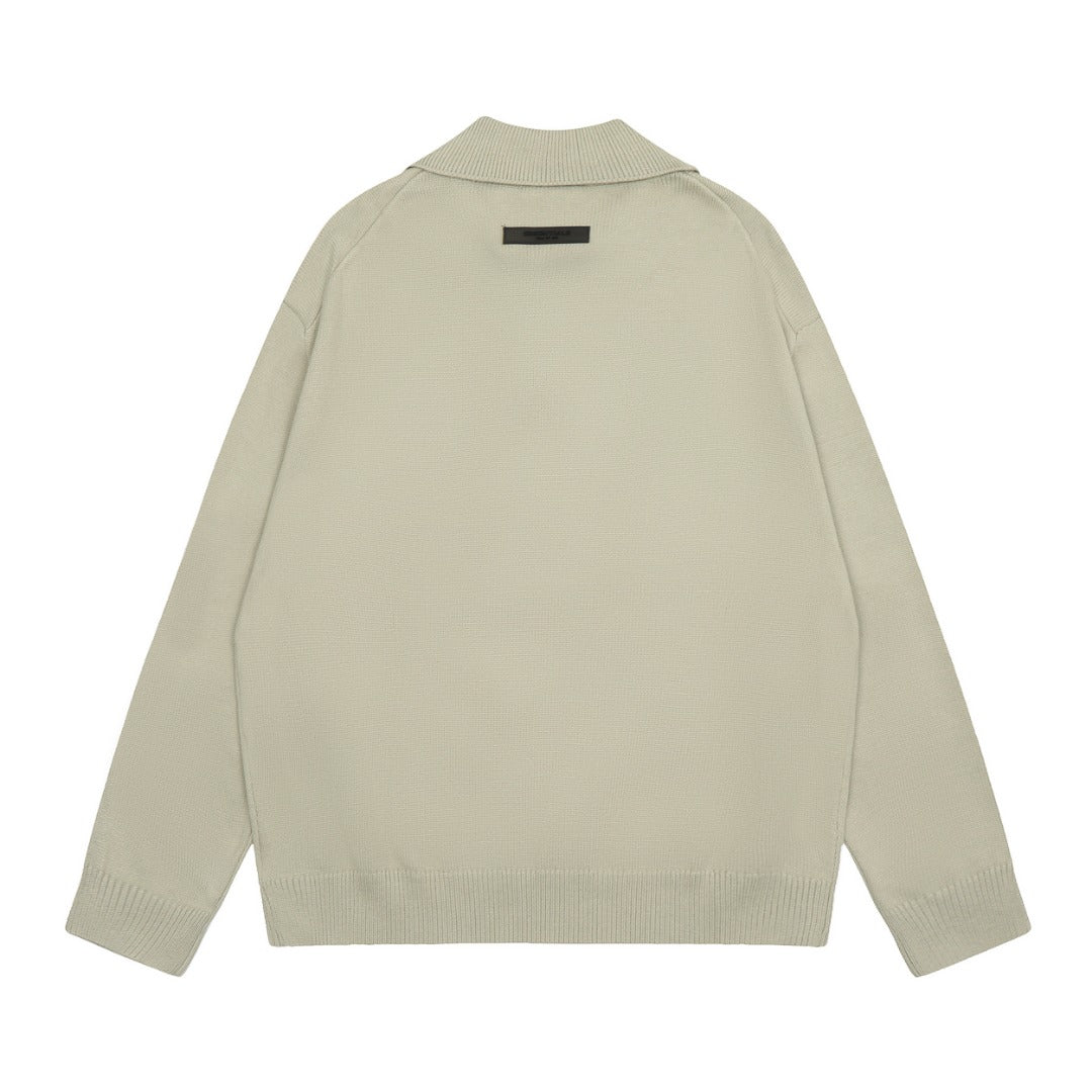 Fear of God Essentials Classic Polo Collar Sweater – 2024 Autumn Collection
