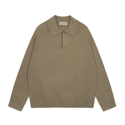 Fear of God Essentials Classic Polo Collar Sweater – 2024 Autumn Collection