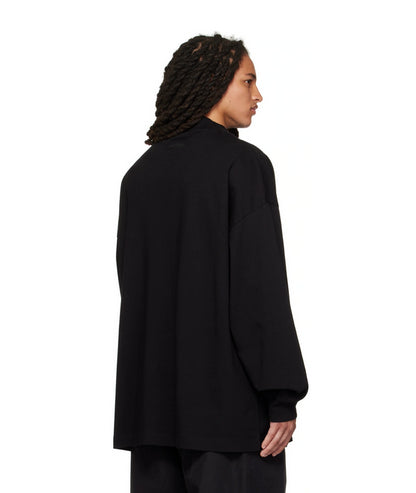 Fear of God ESSENTIALS Logo Mock Neck Long Sleeve T-Shirt – New Collection