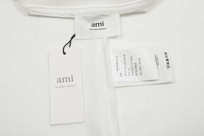 Ami Paris Classic Heart Embroidered T-Shirt – 2025SS