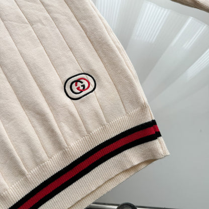 Gucci V-Neck Italian Knit Sweater