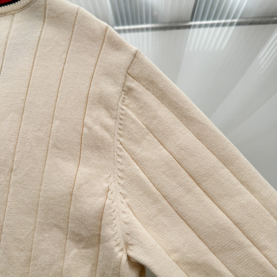 Gucci V-Neck Italian Knit Sweater