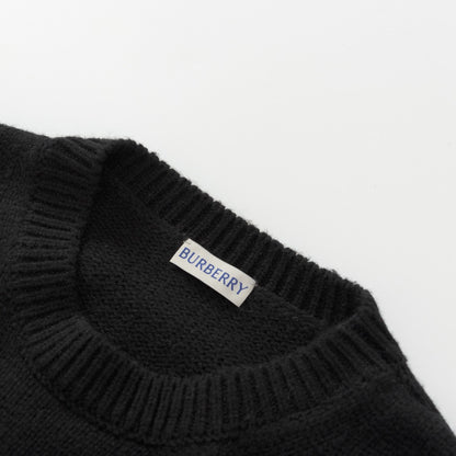 Burberry Equestrian Knight Logo Cashmere Blend Knit Sweater – 25SS