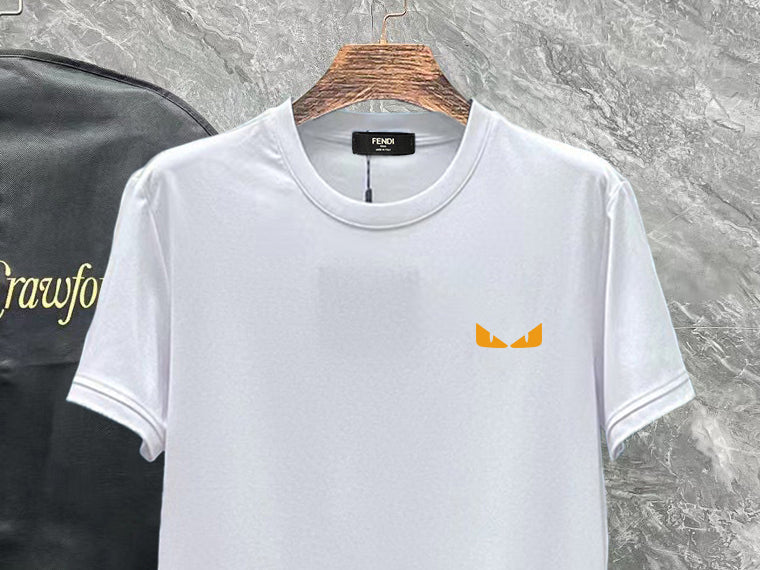 Fendi Mercerized Cotton T-Shirt – 25SS Collection