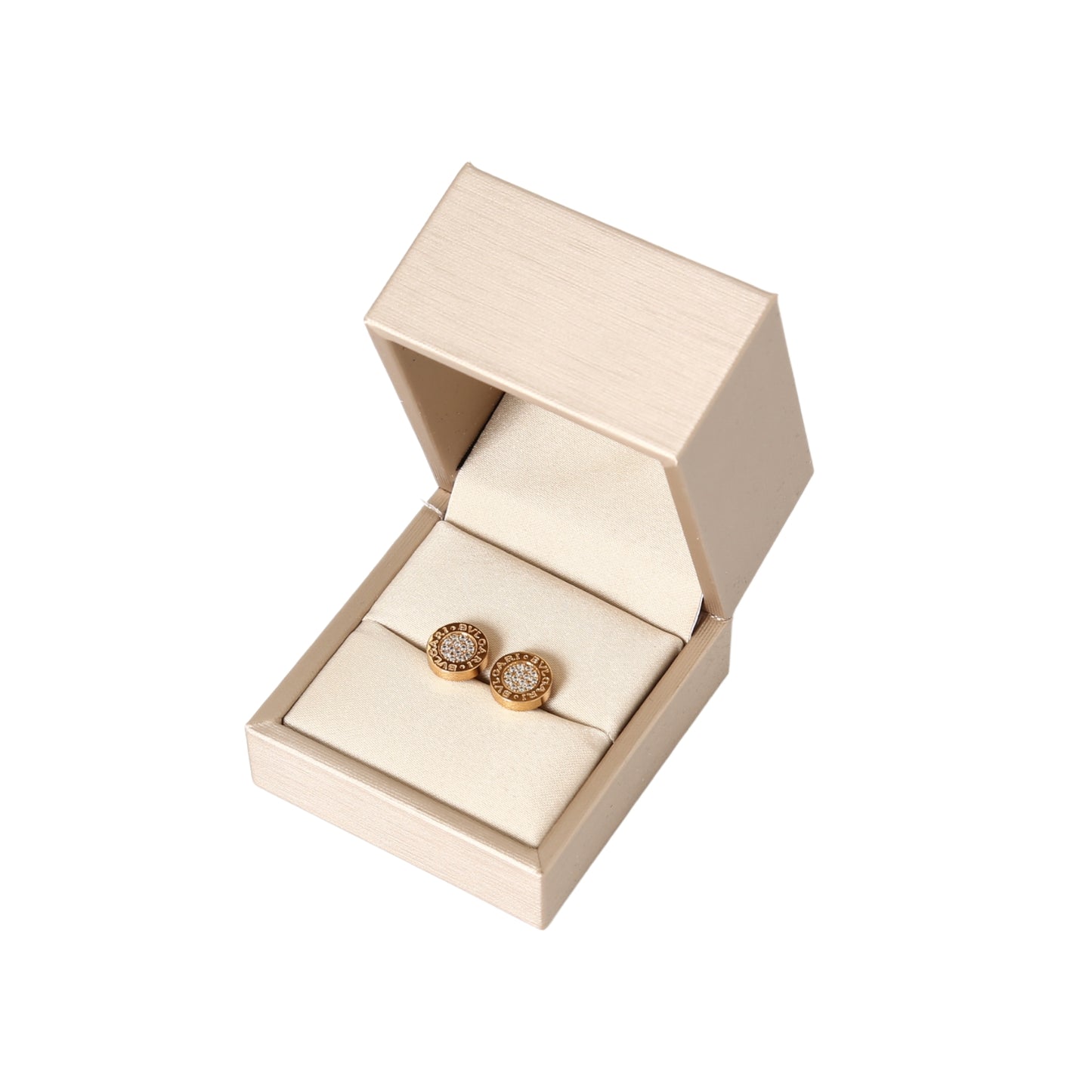 Bulgari Classic Round Stud Earrings