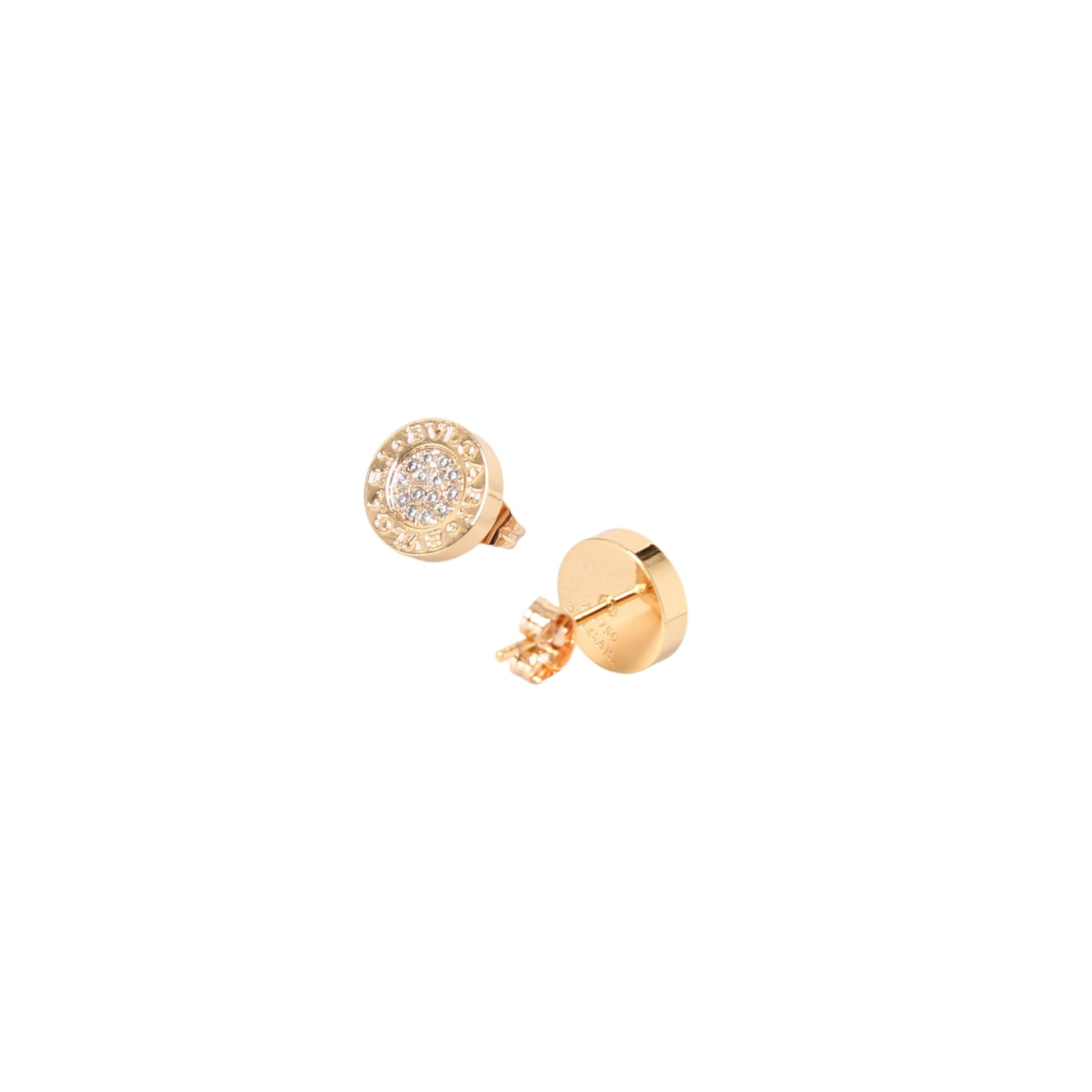 Bulgari Classic Round Stud Earrings