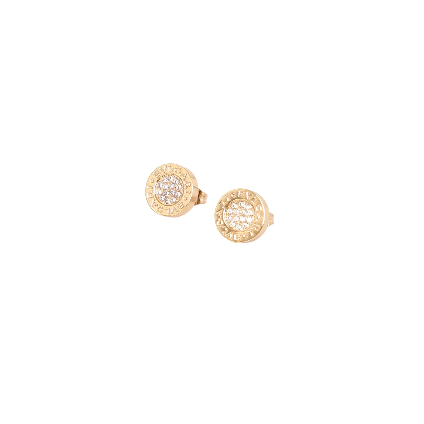 Bulgari Classic Round Stud Earrings
