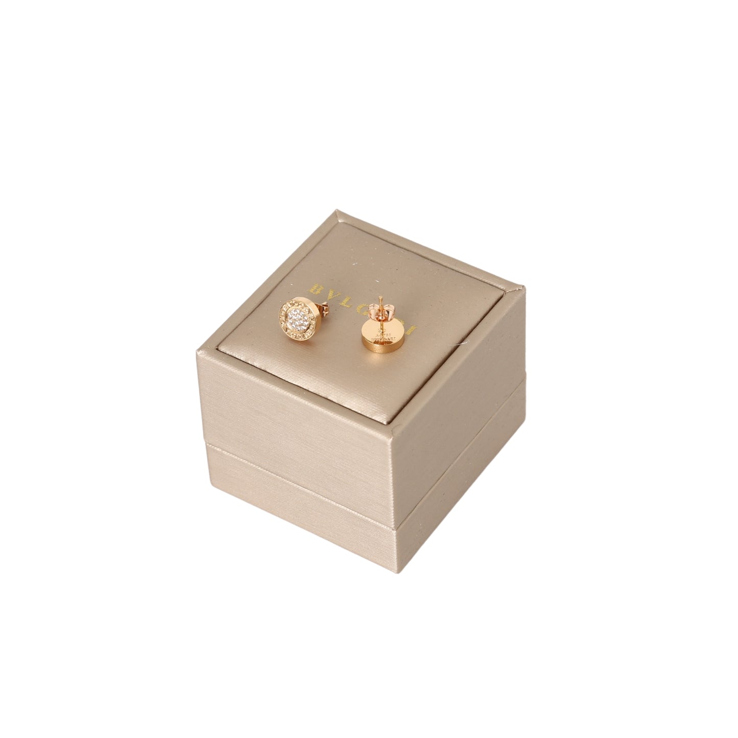 Bulgari Classic Round Stud Earrings