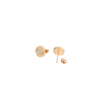 Bulgari Classic Round Stud Earrings