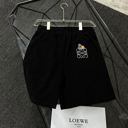 Loewe Classic Element Embroidered Shorts
