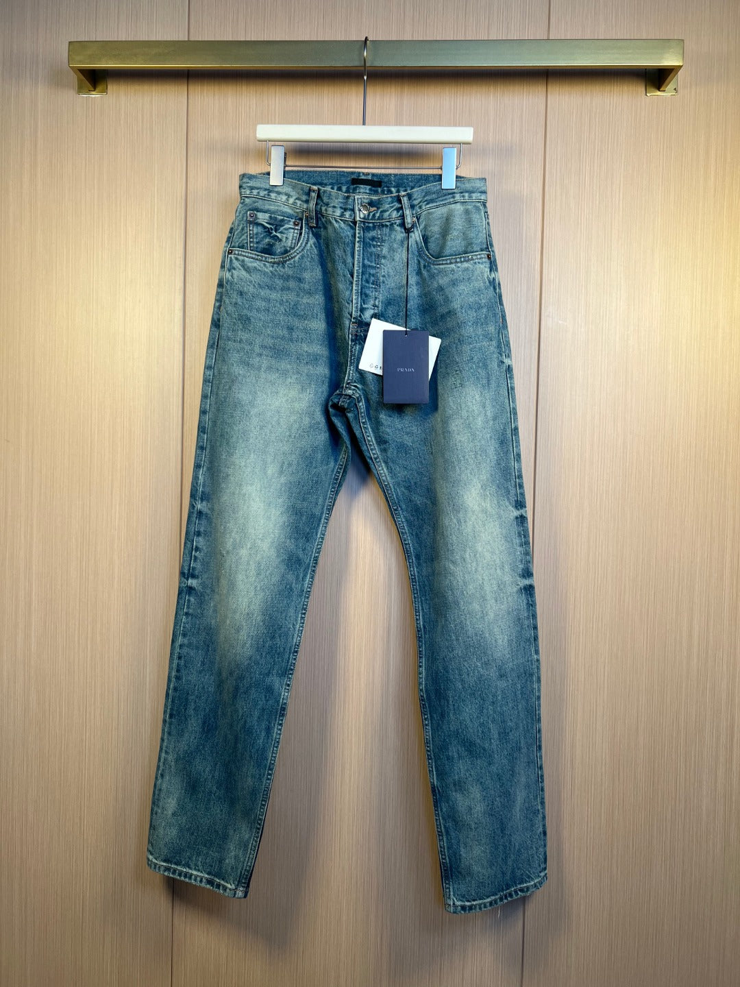 Prada Washed Distressed Vintage Jeans – 25FW