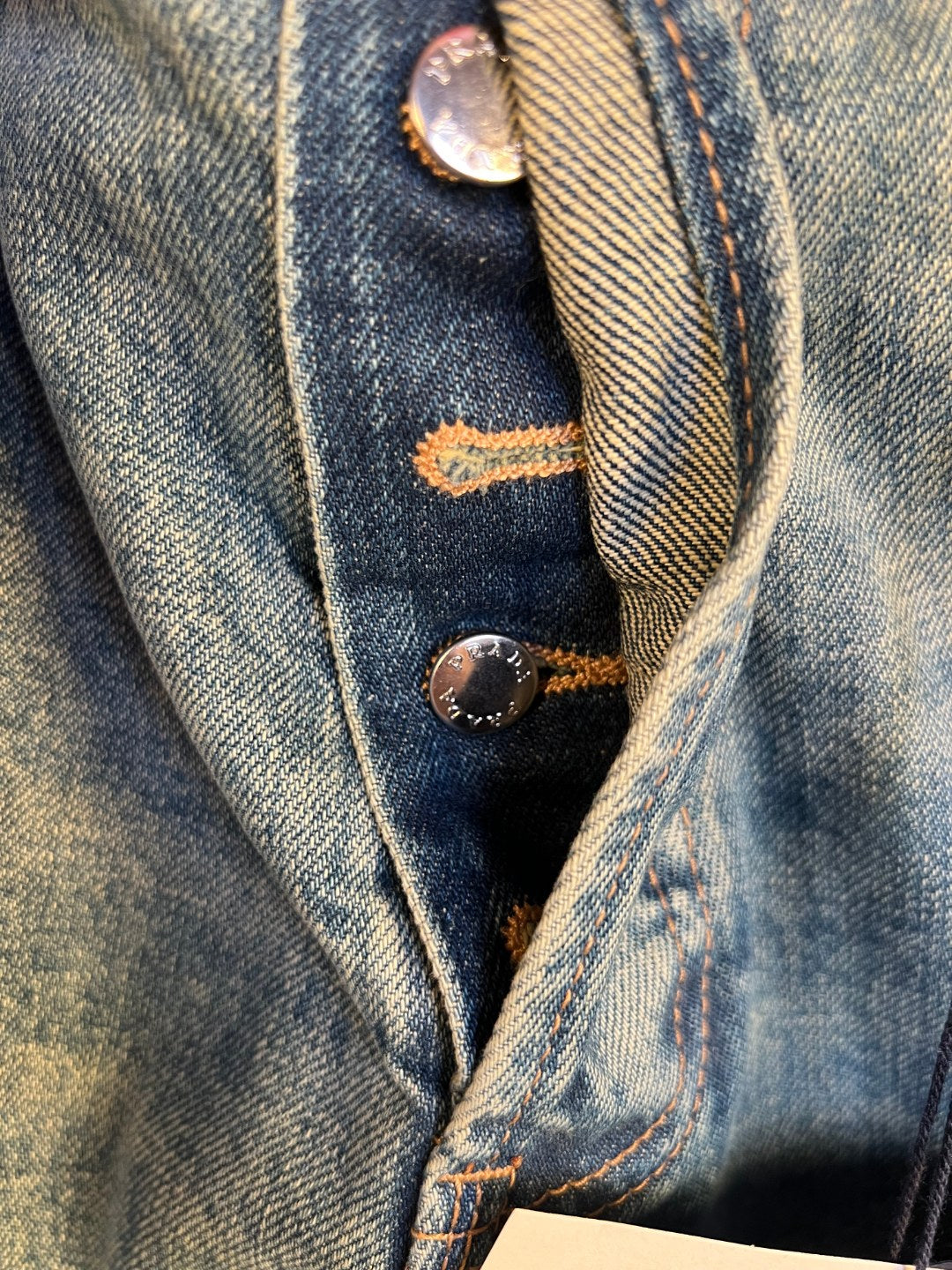 Prada Washed Distressed Vintage Jeans – 25FW
