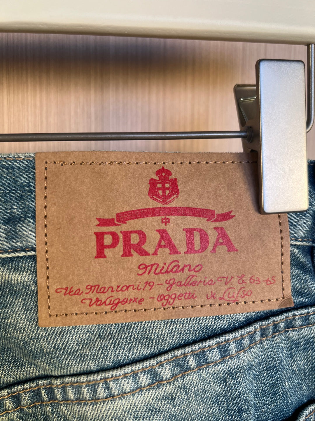 Prada Washed Distressed Vintage Jeans – 25FW