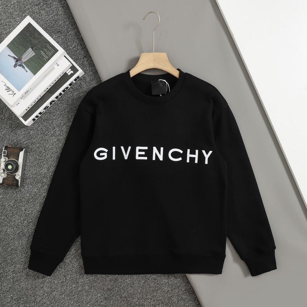 Givenchy Classic Logo Embroidered Pullover Sweatshirt