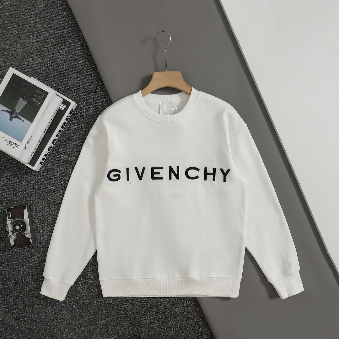 Givenchy Classic Logo Embroidered Pullover Sweatshirt