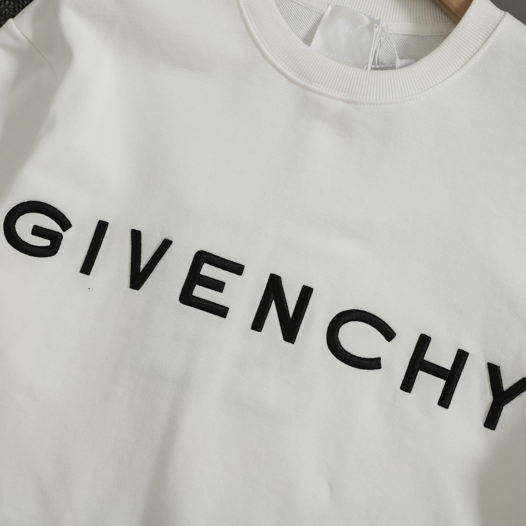 Givenchy Classic Logo Embroidered Pullover Sweatshirt