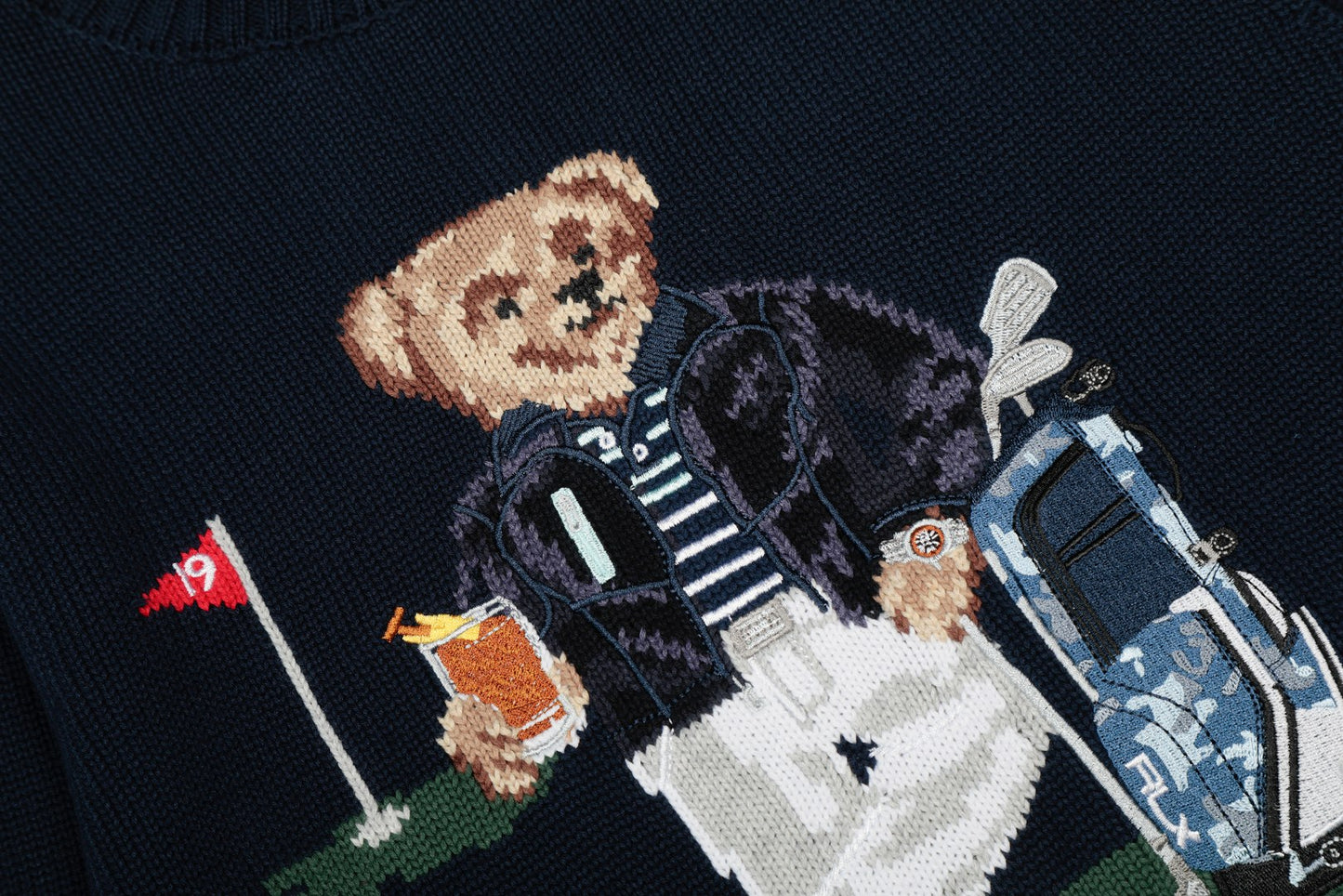 Ralph Lauren Bear Golf Knitted Sweater – Autumn/Winter Collection