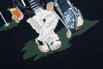 Ralph Lauren Bear Golf Knitted Sweater – Autumn/Winter Collection
