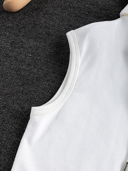 Prada Triangle Logo Minimalist Sweatshirt – 25SS