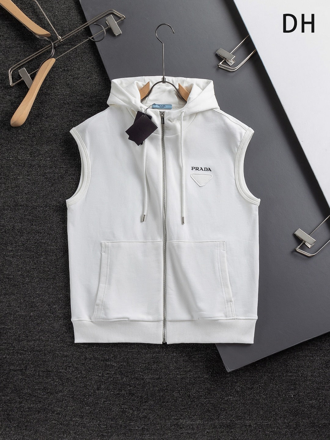 Prada Triangle Logo Minimalist Sweatshirt – 25SS