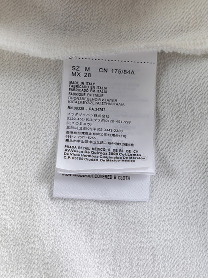 Prada Triangle Logo Minimalist Sweatshirt – 25SS