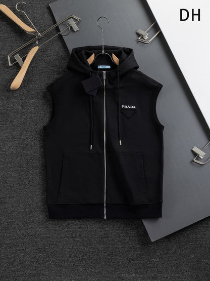 Prada Triangle Logo Minimalist Sweatshirt – 25SS