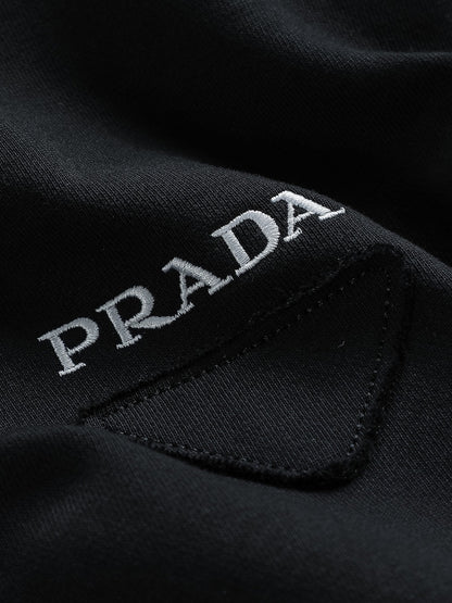 Prada Triangle Logo Minimalist Sweatshirt – 25SS