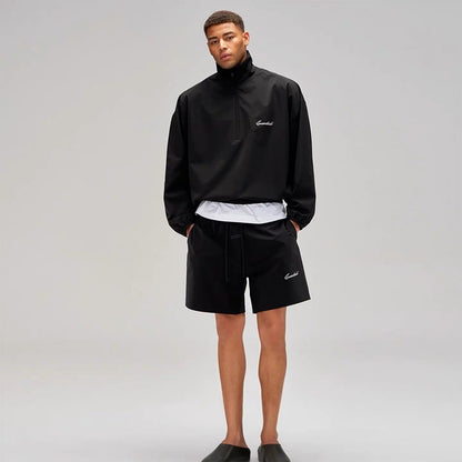 Fear of God ESSENTIALS Logo Half-Zip Windbreaker