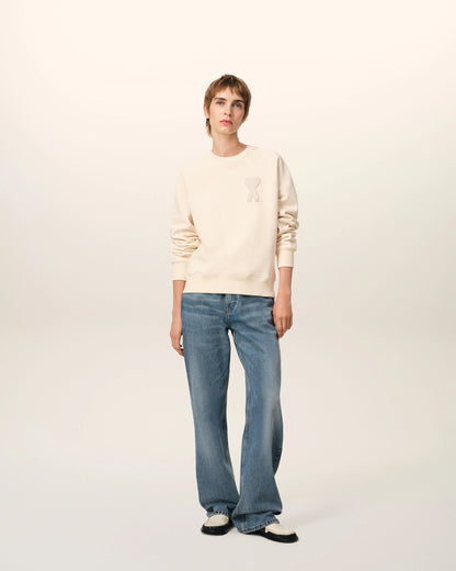 AMI Paris Ami de Coeur Raglan Crewneck Sweatshirt – 25FW