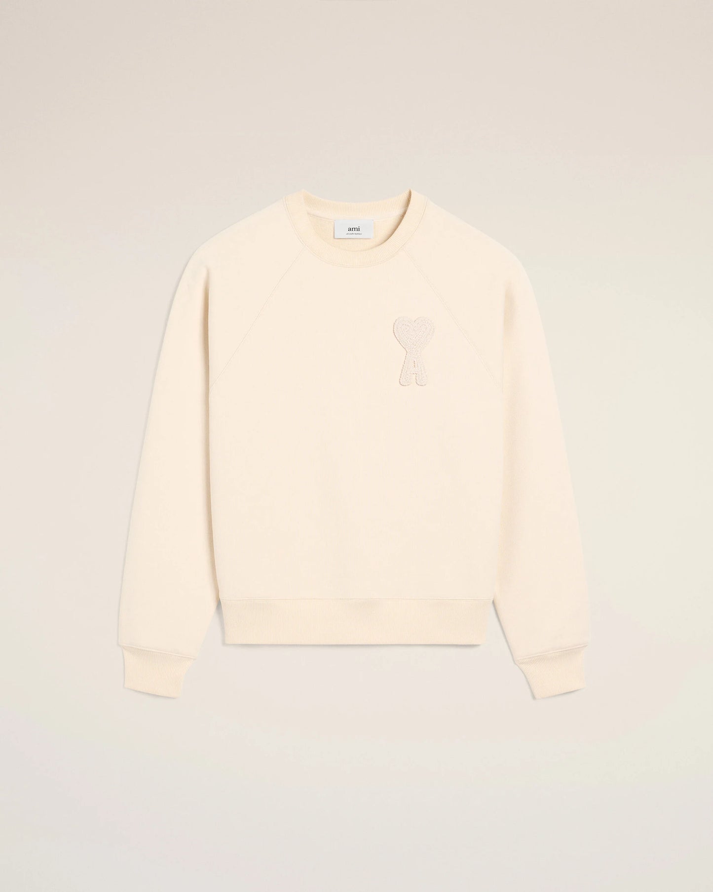 AMI Paris Ami de Coeur Raglan Crewneck Sweatshirt – 25FW