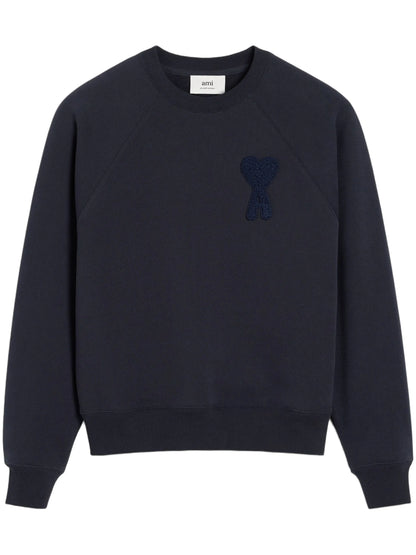 AMI Paris Ami de Coeur Raglan Crewneck Sweatshirt – 25FW