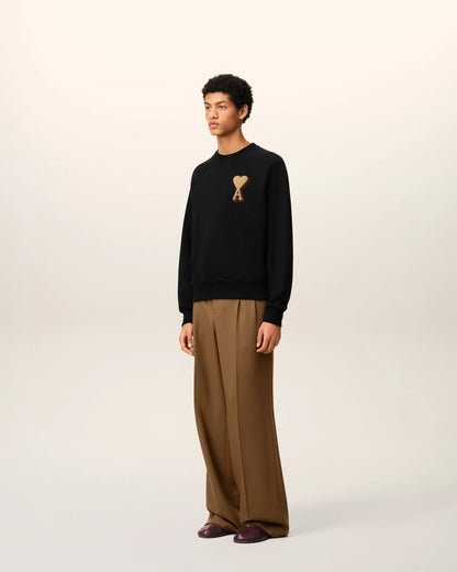 AMI Paris Terry Heart Boxy Sweatshirt – 25FW
