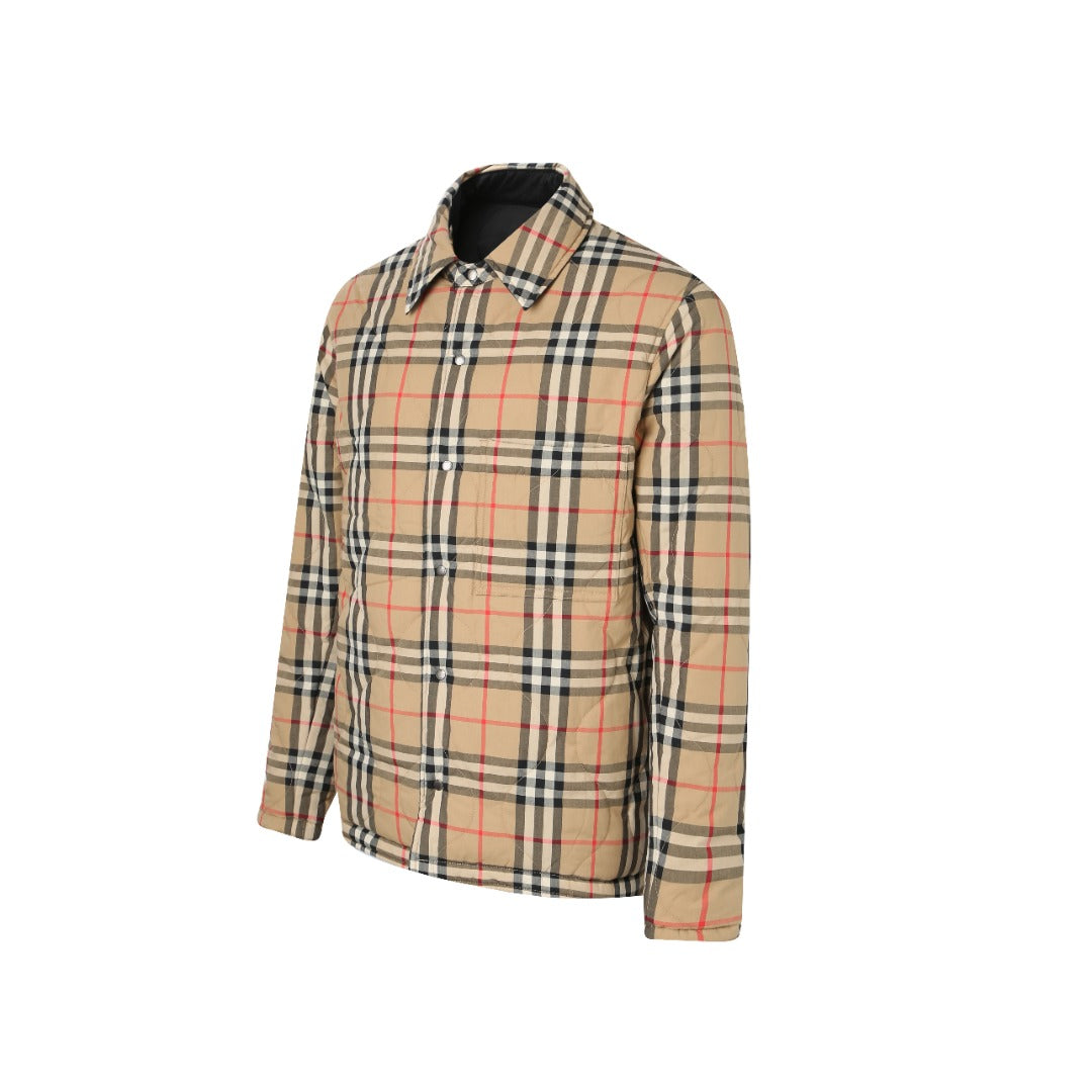 Burberry Check Quilted Reversible Jacket