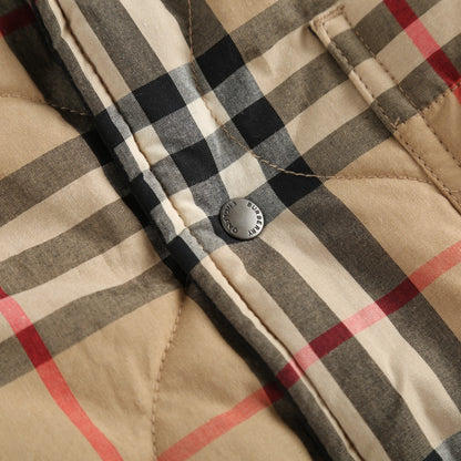 Burberry Check Quilted Reversible Jacket